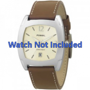 Klockarmband Fossil FS2969 Läder Konjak 22mm