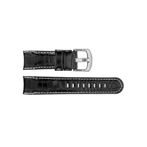 Klockarmband TW Steel TWB110 / TWB72 / TW72 / TW110 Läder Svart 22mm