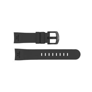 TW Steel klockarmband TWB136 Silikon Svart 22mm